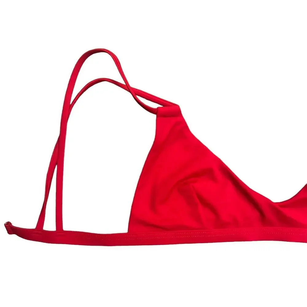 Missguided Bikini Top Red Size 2 NWT